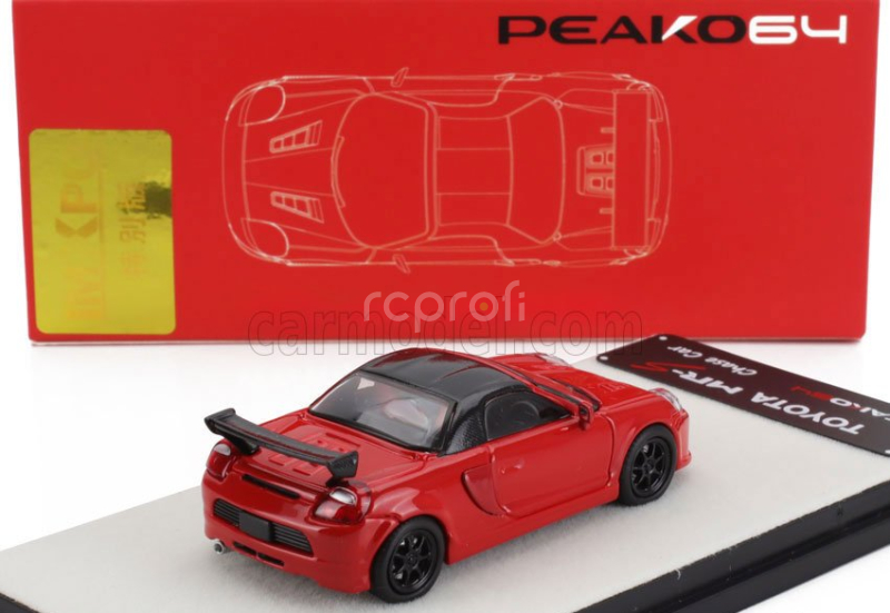 Peako Toyota Mr2-s Spider Cabriolet Closed 2000 1:64 Červená Černá