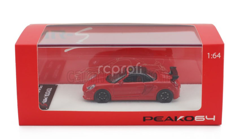 Peako Toyota Mr2-s Spider Cabriolet Closed 2000 1:64 Červená Černá