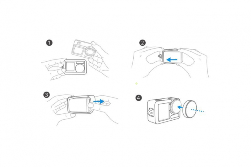 PGYTECH OSMO ACTION 3 Silikonový obal s popruh (P-32C-030)