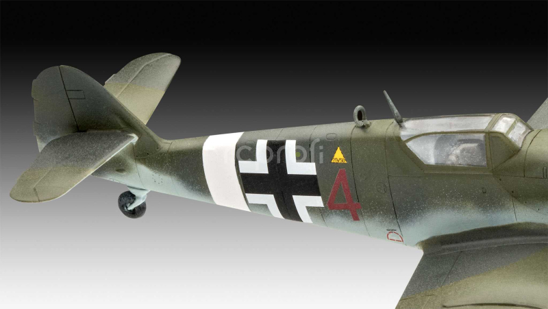 Plastic Modelkit letadla 03710 - Bf109G-10 & Spitfire Mk.V (1:72)