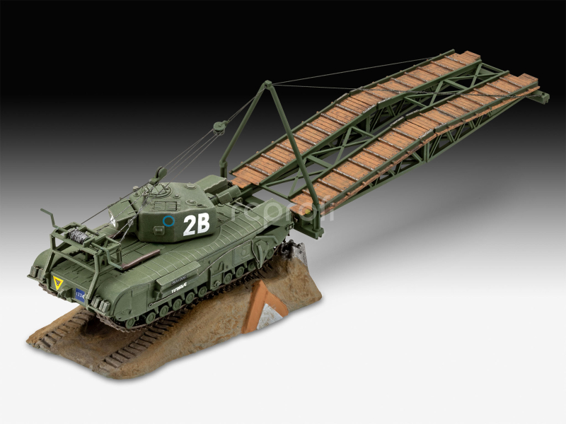 Plastic ModelKit tank 03297 - Churchill A.V.R.E. (1:76)