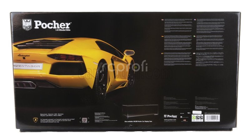 Pocher Lamborghini Aventador Lp700-4 2011 1:8 Žlutá