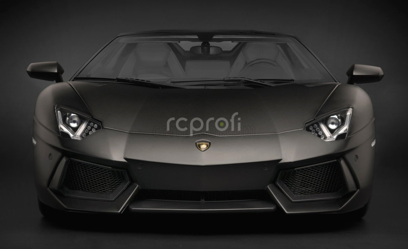 Pocher Lamborghini Aventador Lp700-4 Roadster 2013 1:8 Nero Nemesis - Matná Černá