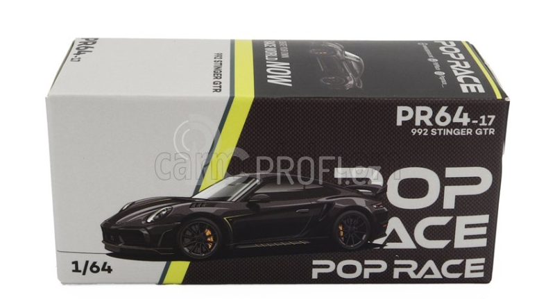 Pop-race-limited Porsche 911 992 Coupe Stinger Gtr 2022 1:64 Grey Met