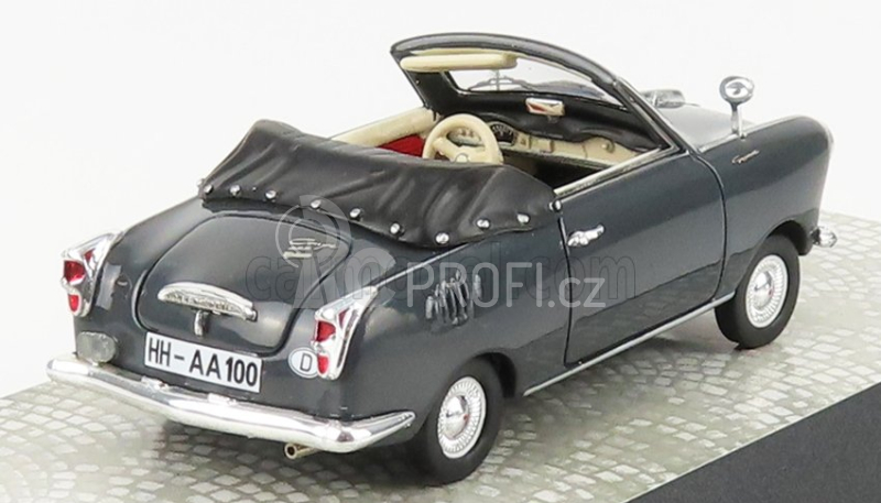 Premium classixxs Goggomobil Ts250 Cabriolet Spider 1965 1:43 Tmavě Šedá