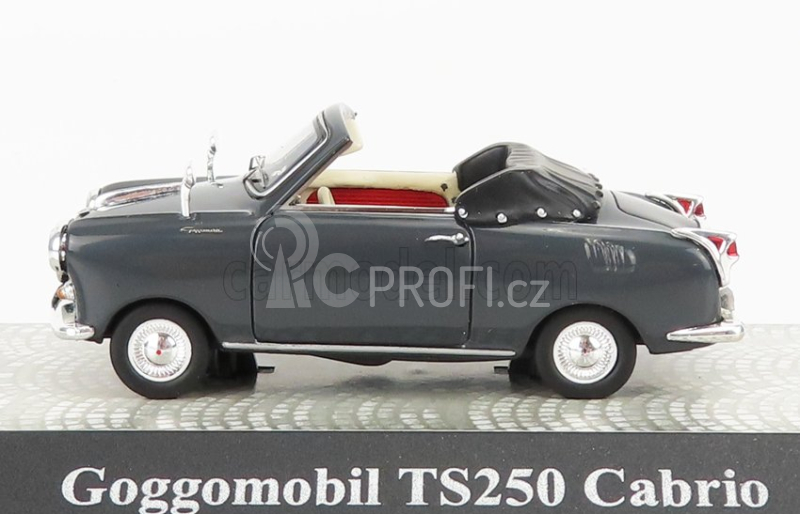 Premium classixxs Goggomobil Ts250 Cabriolet Spider 1965 1:43 Tmavě Šedá