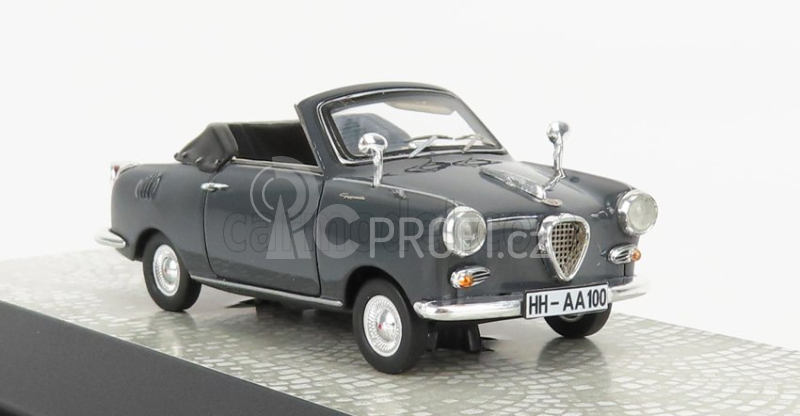 Premium classixxs Goggomobil Ts250 Cabriolet Spider 1965 1:43 Tmavě Šedá