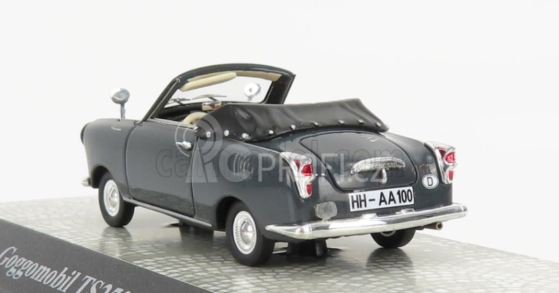 Premium classixxs Goggomobil Ts250 Cabriolet Spider 1965 1:43 Tmavě Šedá