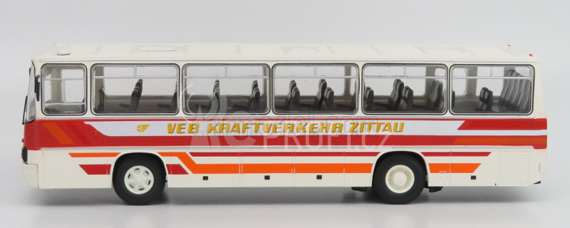 Premium classixxs Ikarus 256 Autobus Veb Kraftverkehr Zittau 1988 1:43 Bílá Červená Oranžová