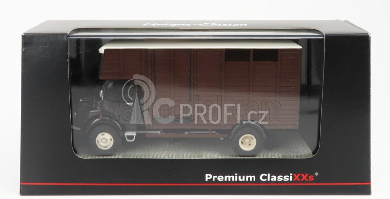 Premium classixxs Mercedes benz L911 Truck Achtung Reitpferde Trasporto Bestiame 1969 - Livestock Transporter 1:43 2 Tóny Hnědé