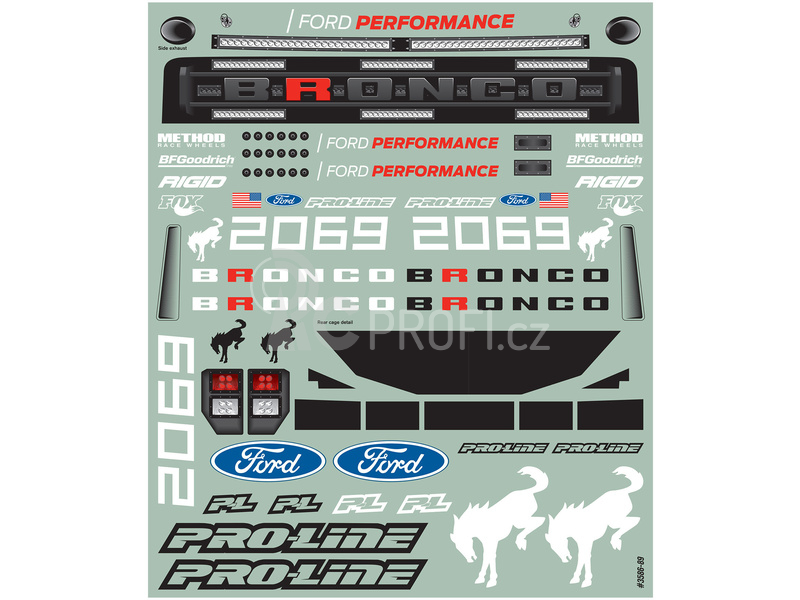 Pro-Line karosérie 1:10 Ford Bronco R (Short Course)