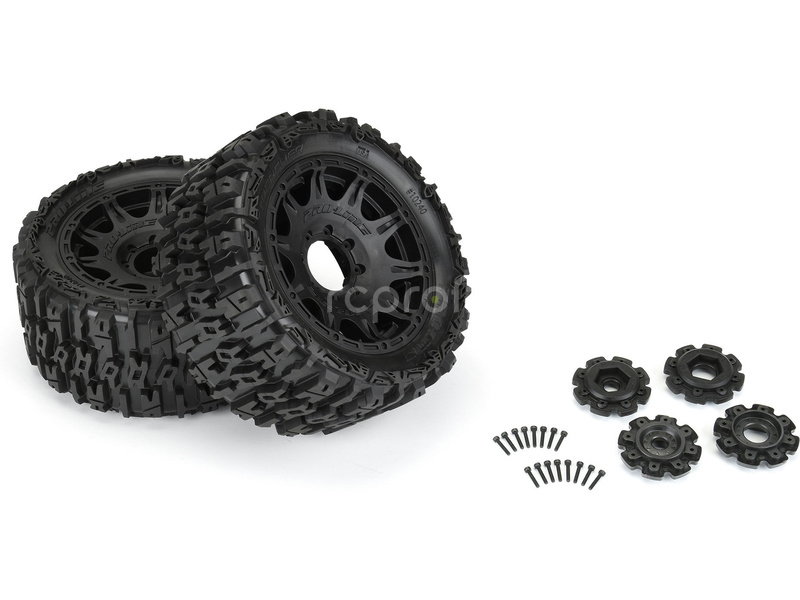 Pro-Line kolo s pneu 1:6 Trencher 5.7”, H24 disk černý 8x48 Hex (2)