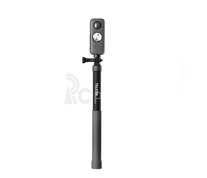 Prodlužující selfie tyč na kameru Insta360 X3 / X2 / One RS (1,2m) (Telesin)