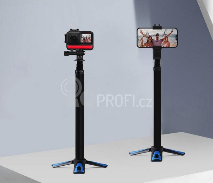 Prodlužující selfie tyč na kameru Insta360 X3 / X2 / One RS (116 cm)