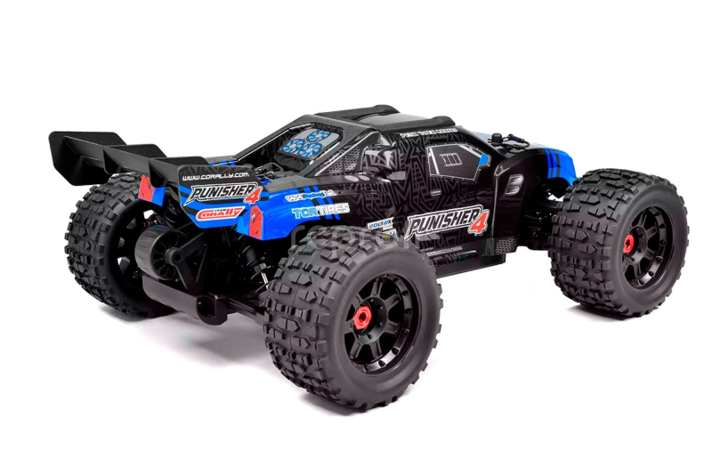 PUNISHER-4 - Monster Truck 4WD 3-4S - RTR - modrá