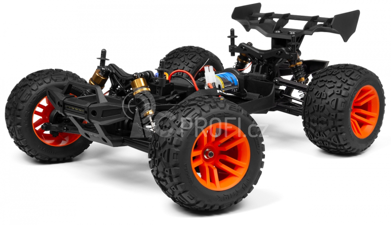 RC auto Quantum2 XT 1/10th Stadium Truck, oranžová