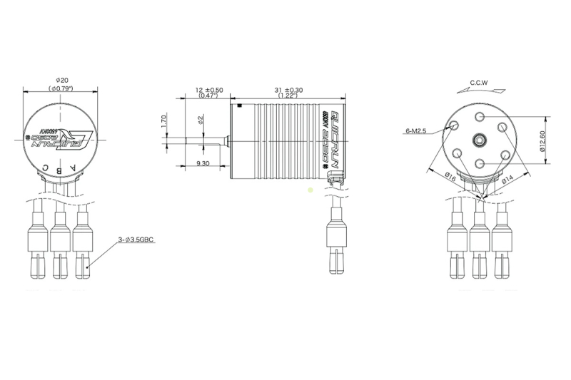 QUICRUN-2030SL-5000KV-BLACK-G2