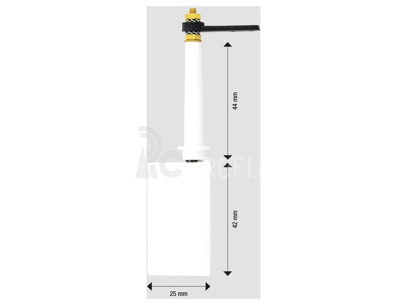 Raboesch kormidlo kompletní 25x42mm