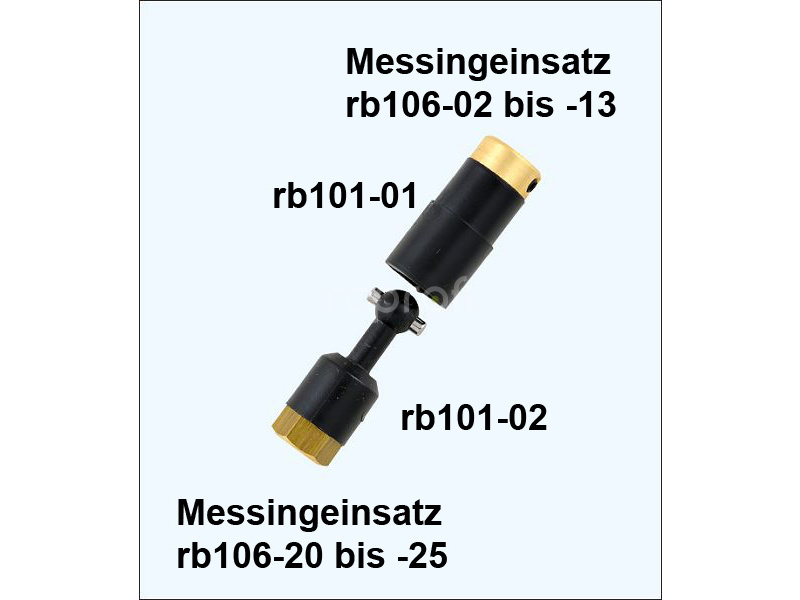 Raboesch vložka spojky 106-40 mosaz 3.0mm