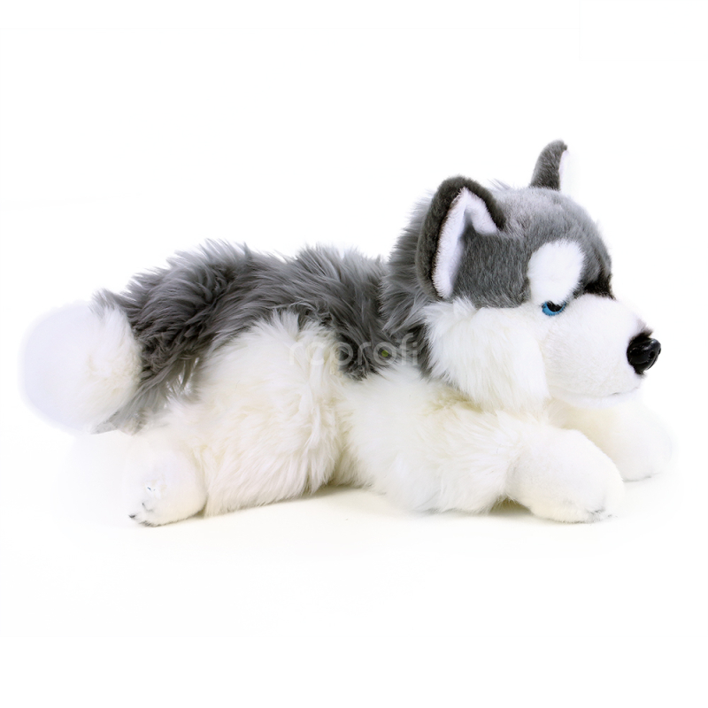 Rappa Plyšový pes husky ležící 30 cm