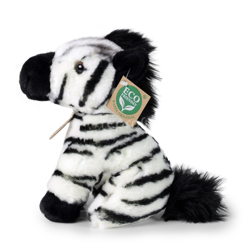 Rappa Pyšová zebra sedící 18 cm ECO-FRIENDLY