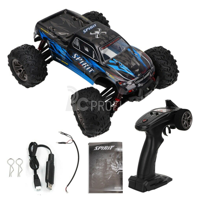 RC auto 9135X Spirit monster, modrá