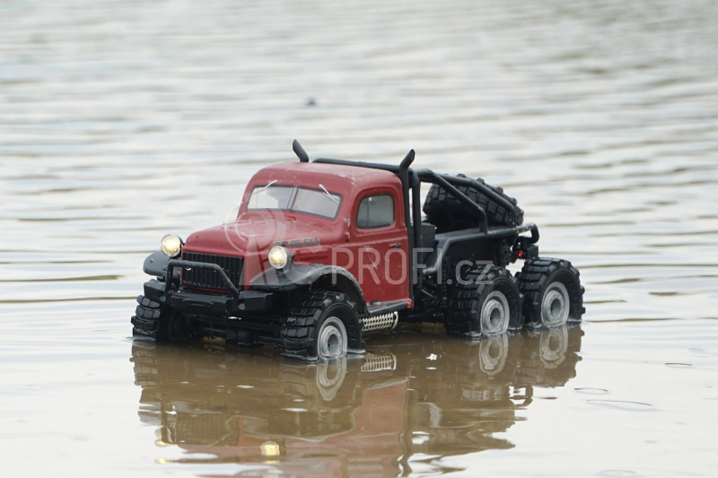 RC auto Atlas 6x6 1:18 RTR, červená