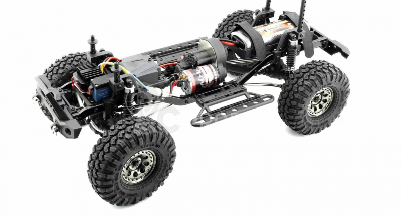 RC auto Defier V2 1/10 sada 2,4GHz, červená