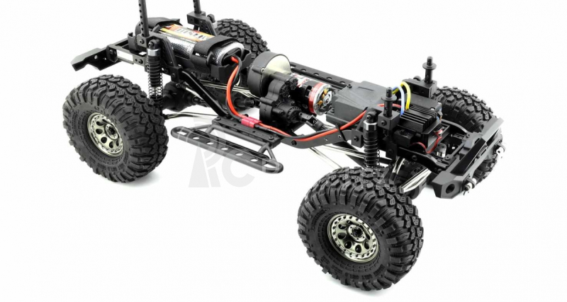 RC auto Defier V2 1/10 sada 2,4GHz, červená