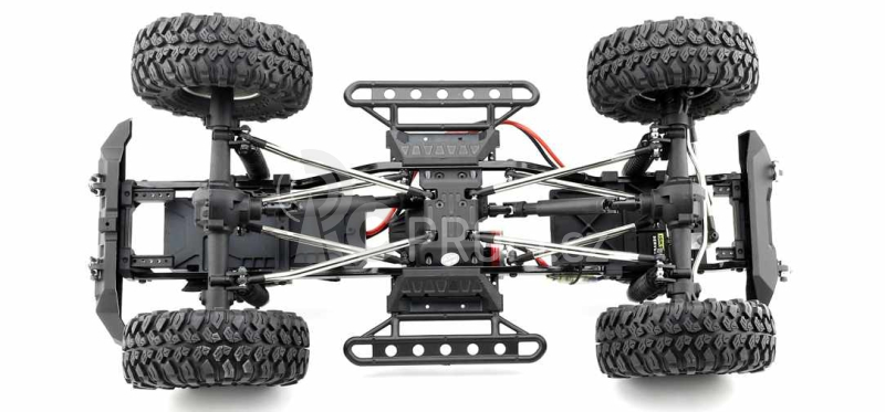 RC auto Defier V2 1/10 sada 2,4GHz, červená