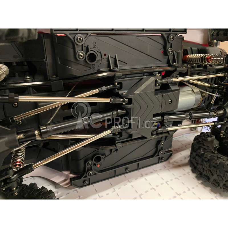 RC auto DF-4S PRO Crawler 313mm 1:10, hnědá