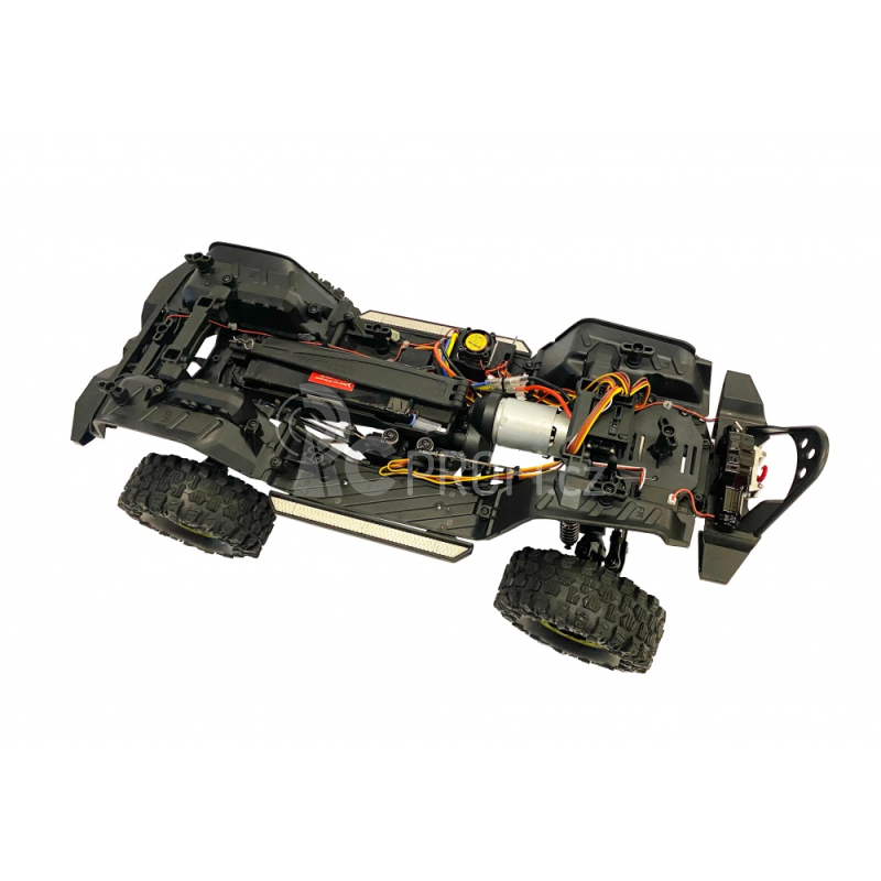 RC auto DF-4S PRO Crawler 313mm 1:10, zelenošedá metalíza