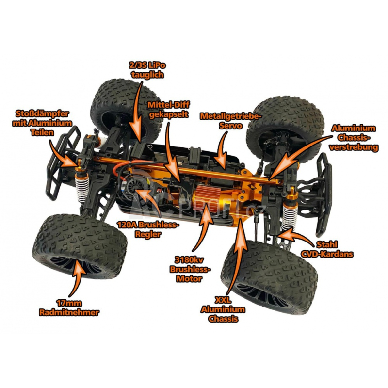 RC auto HotHammer 5.1 1:10 XL