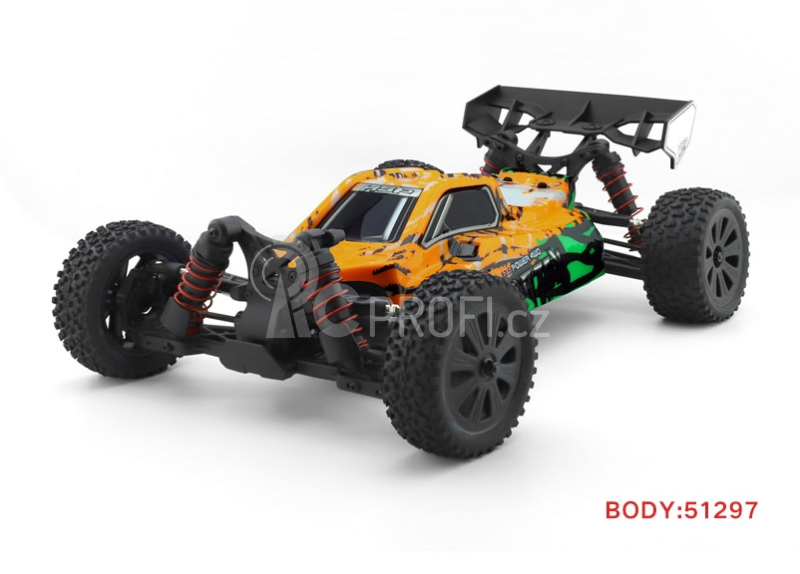 RC auto HSP Vortex PRO 1/10 RTR Buggy, oranžová