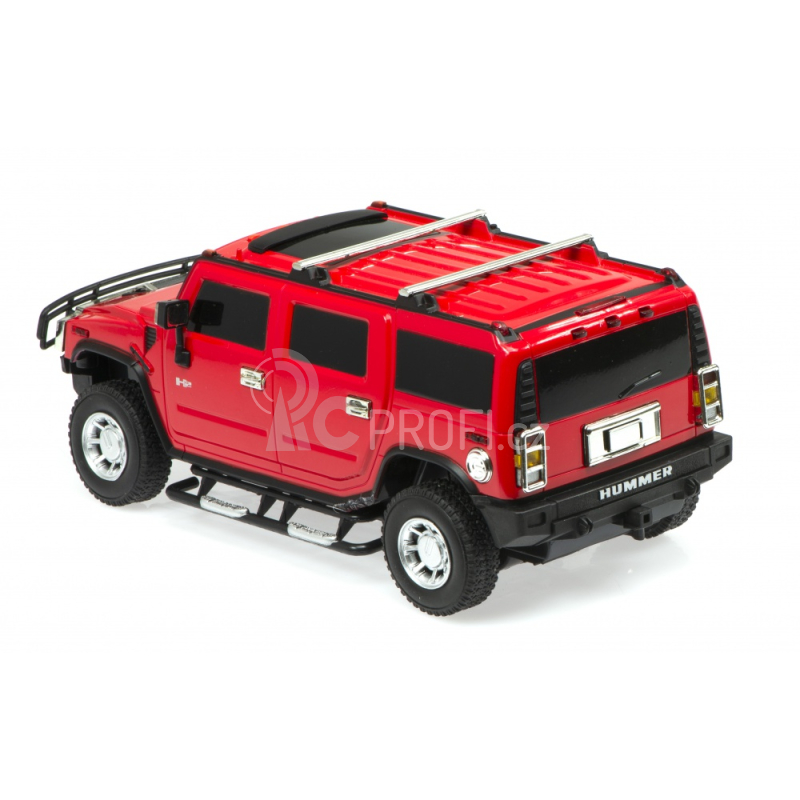 RC auto Hummer H2, červená