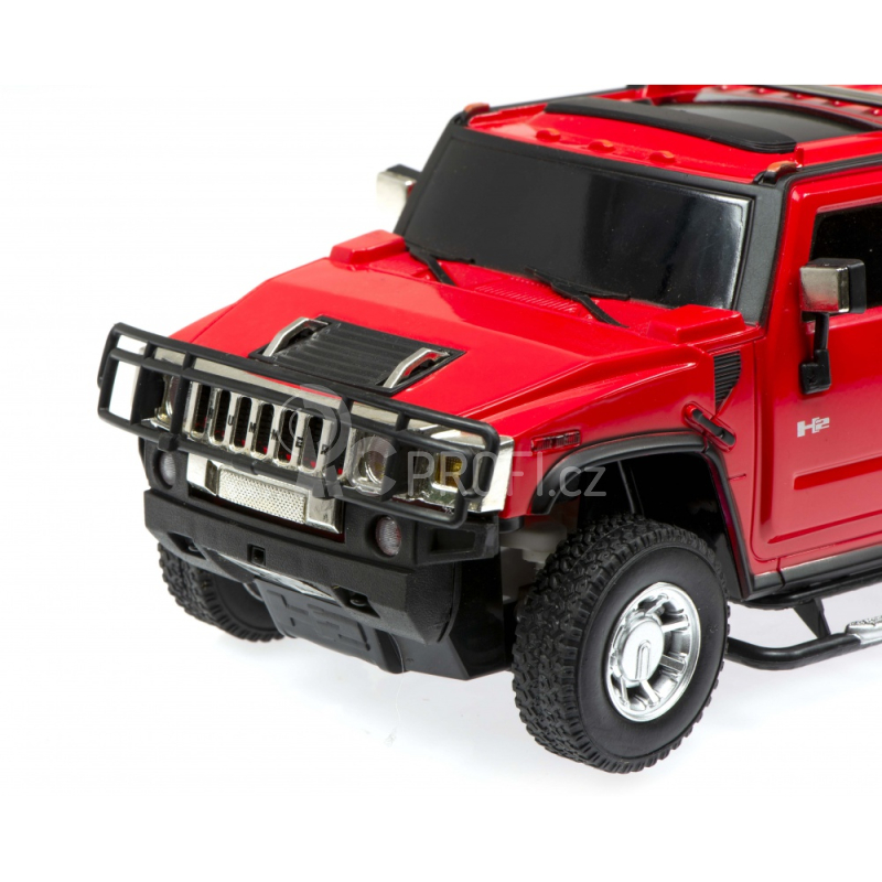 RC auto Hummer H2, červená