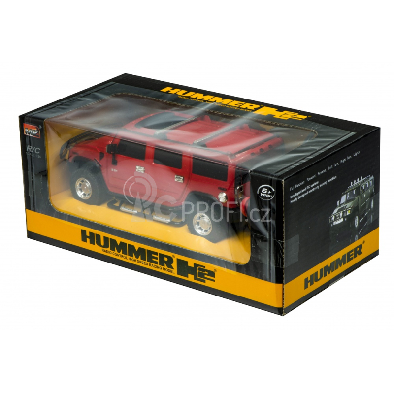 RC auto Hummer H2, červená