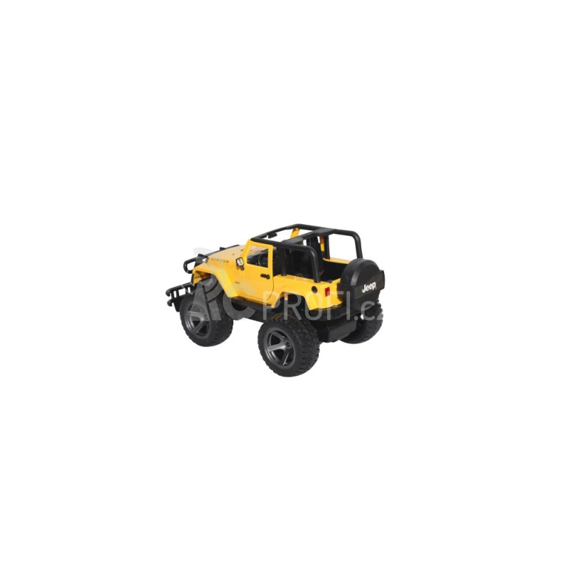 RC auto Jeep Wrangler, žlutá