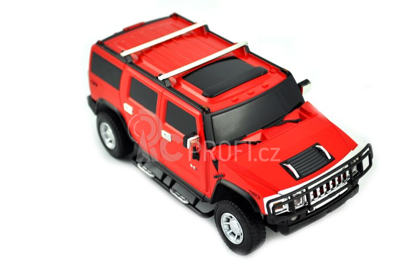 RC auto mini Hummer H2, červená