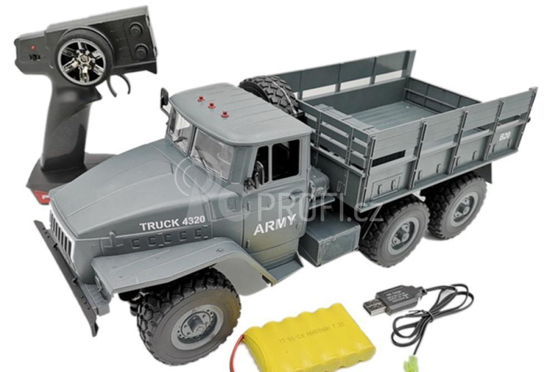 RC auto sovětský vojenský truck URAL 4320