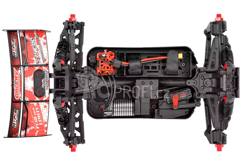 RC auto SYNCRO-4 - BUGGY 4WD 3-4S - RTR, červená