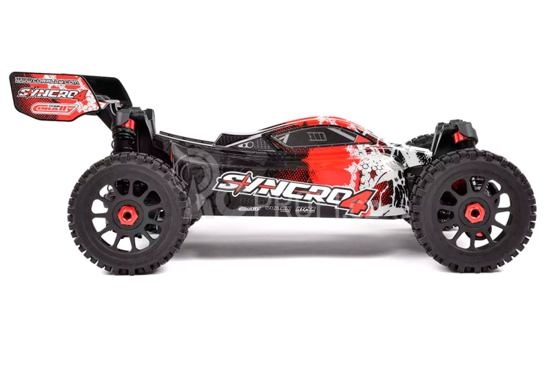 RC auto SYNCRO-4 - BUGGY 4WD 3-4S - RTR, červená