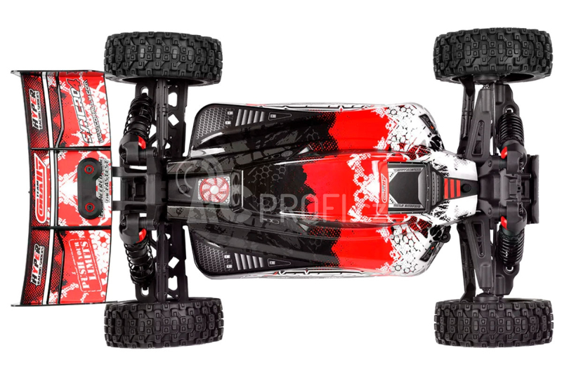 RC auto SYNCRO-4 - BUGGY 4WD 3-4S - RTR, červená