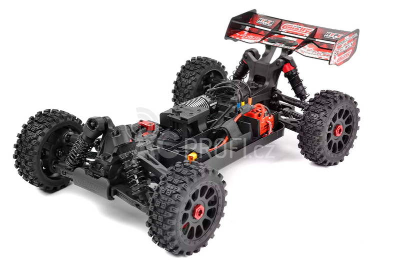 RC auto SYNCRO-4 - BUGGY 4WD 3-4S - RTR, červená