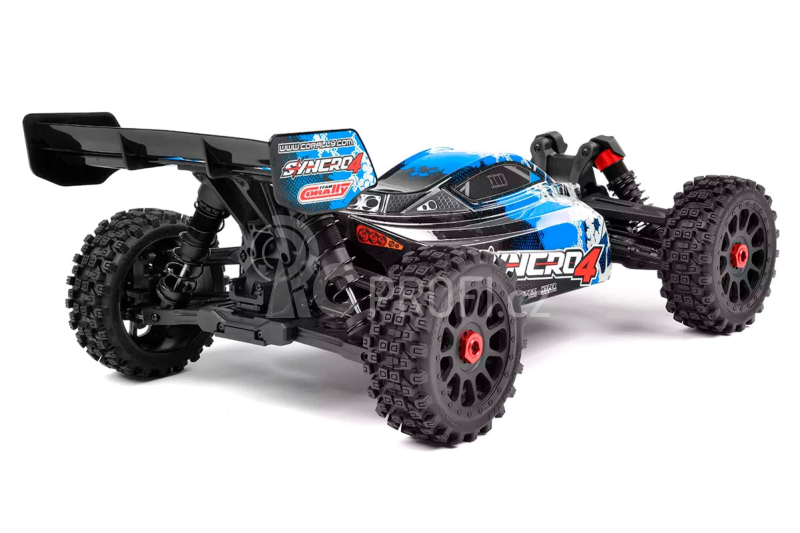 RC auto SYNCRO-4 - BUGGY 4WD 3-4S - RTR, modrá