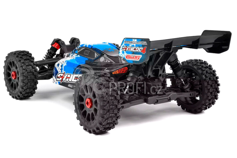 RC auto SYNCRO-4 - BUGGY 4WD 3-4S - RTR, modrá