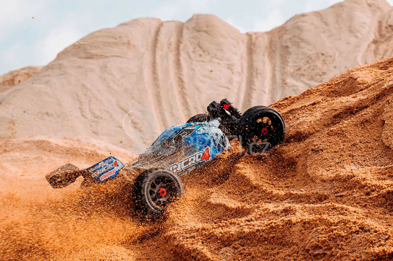 RC auto SYNCRO-4 - BUGGY 4WD 3-4S - RTR, modrá