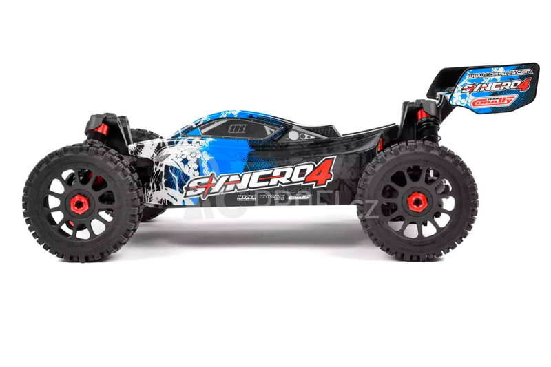 RC auto SYNCRO-4 - BUGGY 4WD 3-4S - RTR, modrá