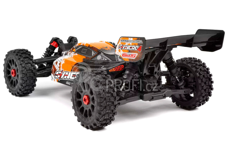 RC auto SYNCRO-4 - BUGGY 4WD 3-4S - RTR, oranžová