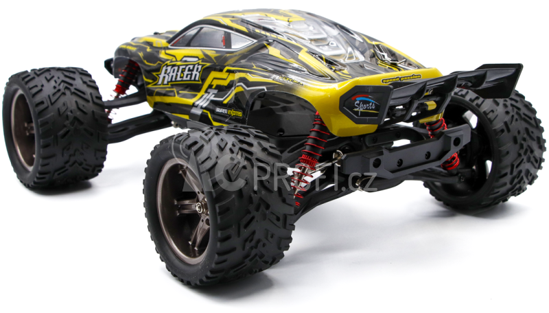 RC auto X9116 Challenger truggy, žlutá + náhradní baterie